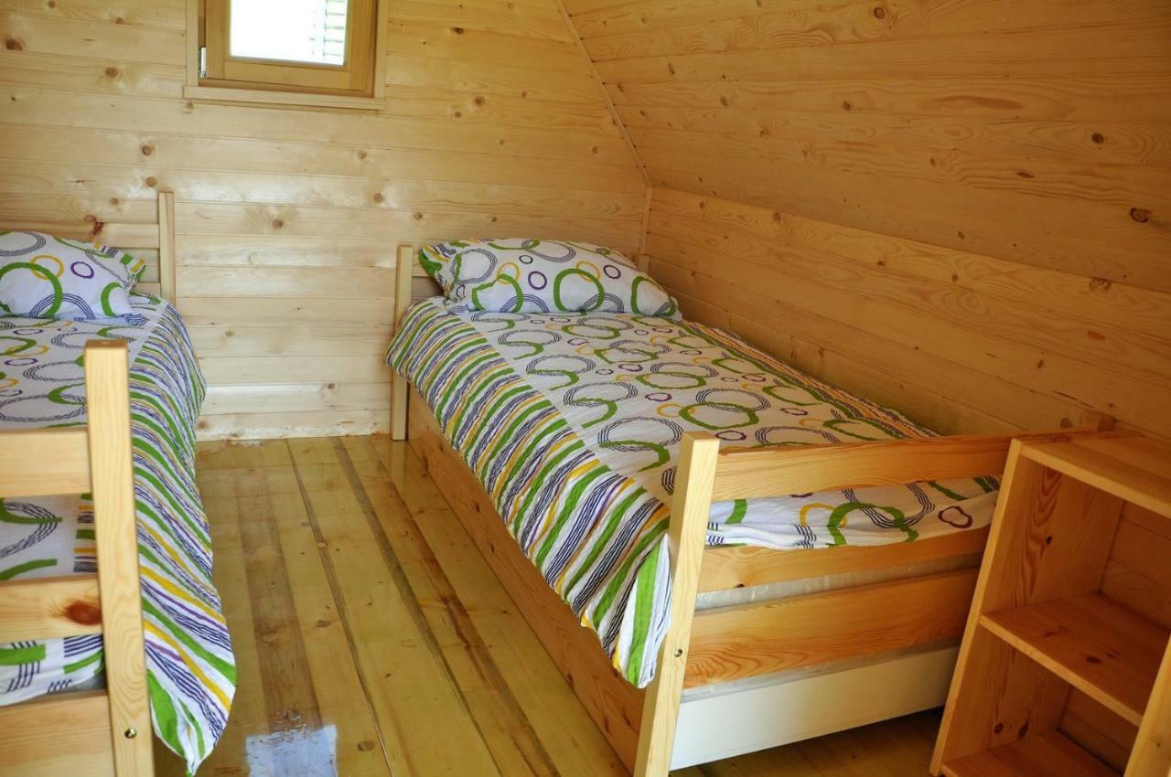 Wooden Cabin Kamna Gorica Eksteriør billede