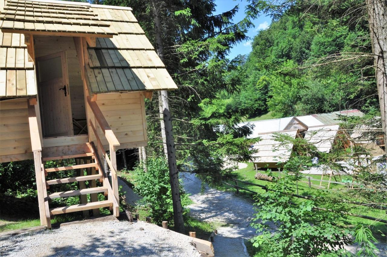 Wooden Cabin Kamna Gorica Eksteriør billede
