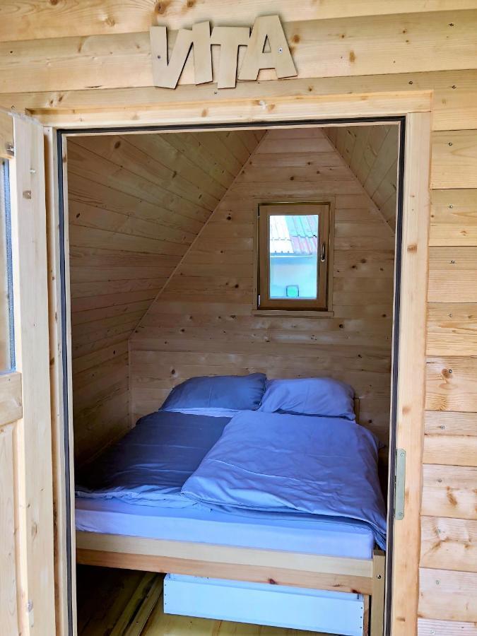 Wooden Cabin Kamna Gorica Eksteriør billede