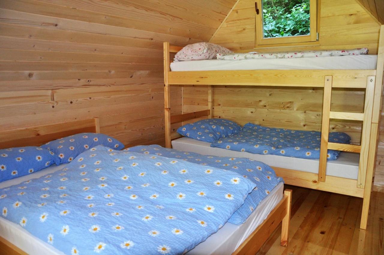 Wooden Cabin Kamna Gorica Eksteriør billede