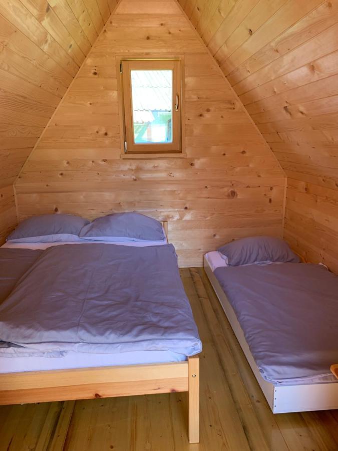 Wooden Cabin Kamna Gorica Eksteriør billede